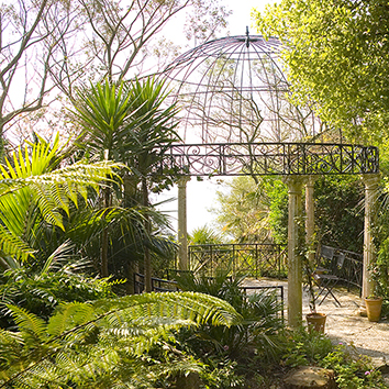 Structure in garden